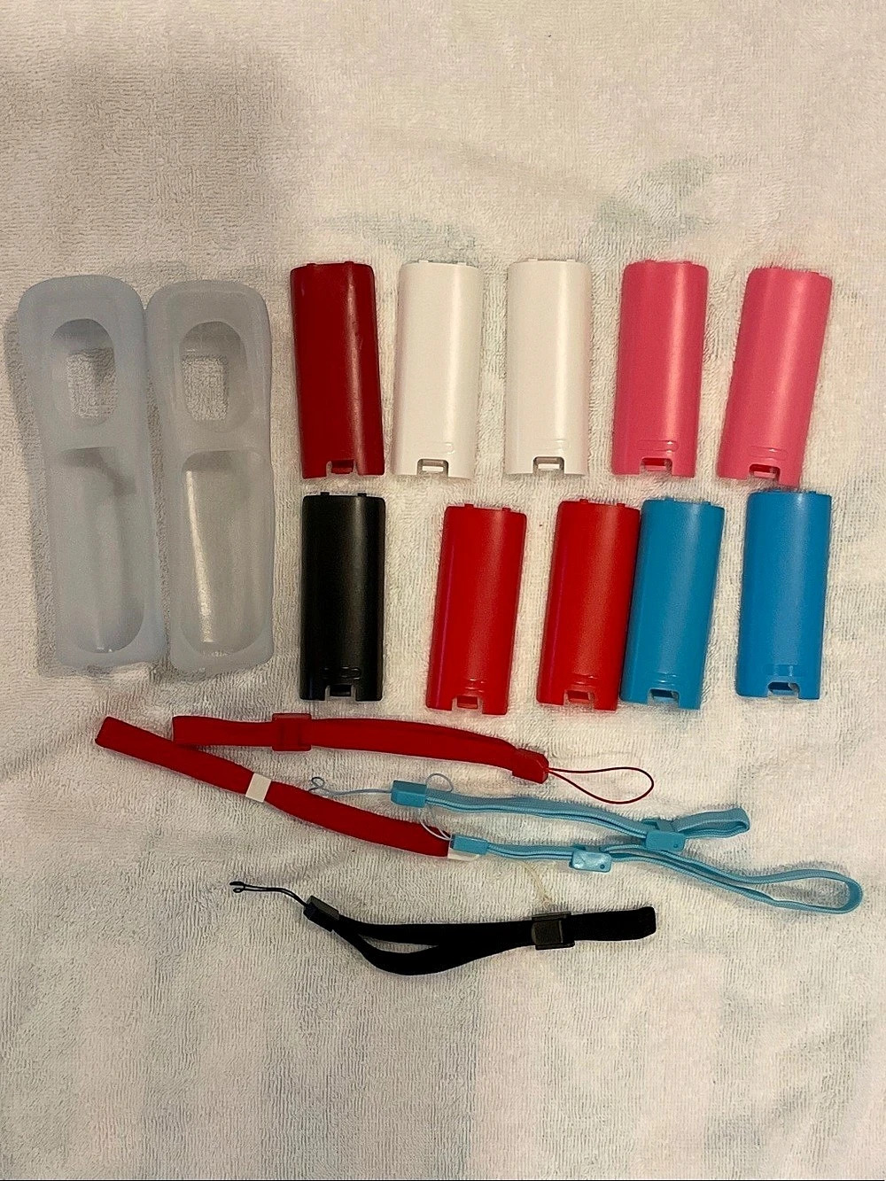 Wii Remote Back Cover Battery Covers Backs & Strap For Nintendo Wii Remote